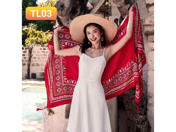 Khăn choàng Đi Biển Vintage