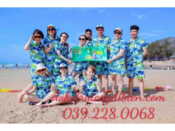 BỘ ĐI BIỂN DỪA NỀN TRẮNG