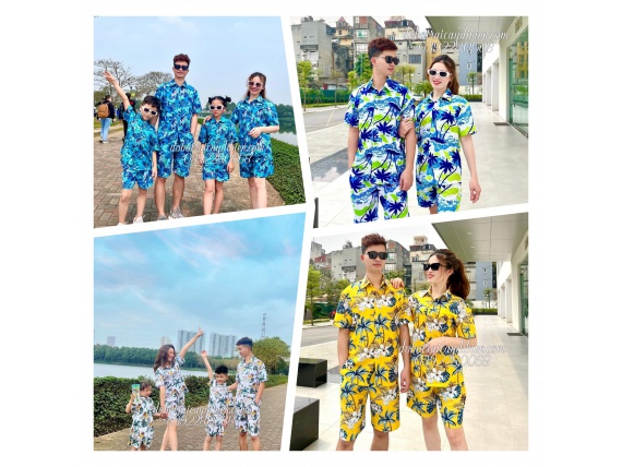 BỘ ĐI BIỂN KÈM NÓN