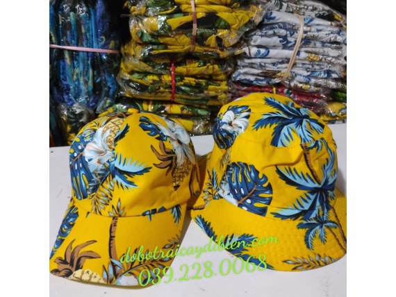 NÓN HOA SỨ VÀNG