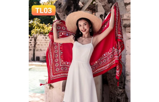 Khăn choàng Đi Biển Vintage