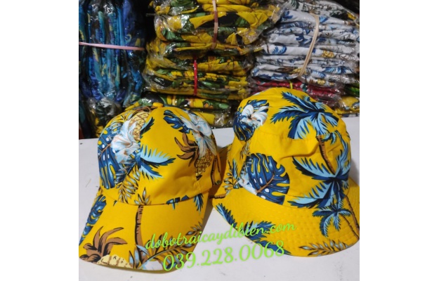 NÓN HOA SỨ VÀNG